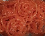 A picture of step 4 of Instant Jalebis.