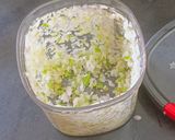 A picture of step 2 of Black chana Kabab.