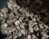 Foto langkah ke 3 dari resep 72. Sate Kambing Teflon Tanpa Tusuk.