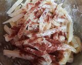 फ्रेंच फ्राई (French fry recipe in Hindi) रेसिपी चरण 3 फोटो