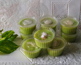 Foto langkah ke 6 dari resep Puding Roti Tawar Pandan Kelapa.