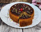 A picture of step 10 of Eggless Mawa wheat flour cake.