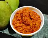 A picture of step 4 of Achari methi masti.