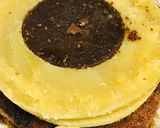 A picture of step 6 of Decadent checkers cake in microwave.