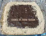 A picture of step 6 of 10 minutes easy chocolate dessert.