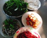 Hình bước làm 3 của món Lẩu kim chi bò mực