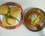 A picture of step 4 of Sev Usal with Spicy Tari (In My Style).
