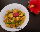 A picture of step 5 of Sukhi Chane Ki Dal.