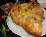 A picture of step 19 of Beef mince cheese taco ring in pateela.