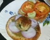 A picture of step 7 of Veg burger.