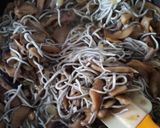 Foto del paso 4 de la receta Revuelto de setas, champiñón y gulas