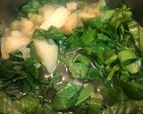 Foto do passo 3 de Sopa de alho-poró e couve com torrada de ervas