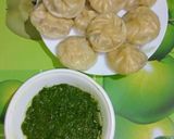 A picture of step 5 of Veg Momo.