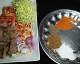 A picture of step 3 of Fajita penny pasta 2nd entry.
