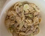Csirkés tésztasaláta recept fázis 4 fotója