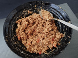 Hamburguesa vegana de soja texturizada