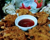 A picture of step 10 of Onion, Potato mix Pakoray.