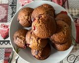 A picture of step 4 of Red currant muffins.