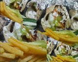 A picture of step 5 of Arabic Shawarma.