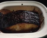 A picture of step 3 of Cinderella goes to Japan – Black miso cod with soba noodles.