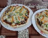 عکس مرحله 2 از دستور پیتزا با گوشت چرخ کرده🍕