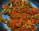 A picture of step 5 of Tawa pulav.
