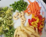 A picture of step 2 of Vegetable biryani.
