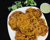 A picture of step 6 of Aloo methi paratha.