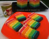 Foto langkah ke 9 dari resep Rainbow CaKe kukus Elim Sugito.