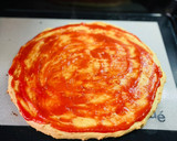 Foto del paso 3 de la receta: Pizza con harina de garbanzos 🍃🍕 🍕🍃