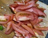 Hình bước làm 3 của món Canh cà chua viên mộc nhĩ