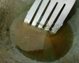A picture of step 1 of Almond chikki.