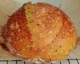 Foto langkah ke 14 dari resep Kunyit Jinten Hitam Sourdough Bread.