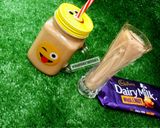 A picture of step 5 of Chocolate milkshake.