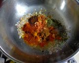 A picture of step 2 of Paneer Bhurji.
