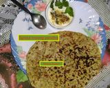 A picture of step 7 of Sprout Moong  Paratha                         .