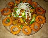 A picture of step 5 of Black Chana Chaat 😋💗🥰.