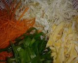 Hình bước làm 2 của món Bún xào Singapore