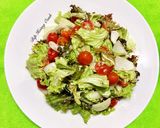 Hình bước làm 2 của món Salad Trộn Sốt Mè Rang Chay