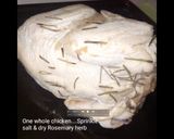 A picture of step 1 of Rosemary Chicken #My4weeksChallenge.
