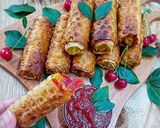 عکس مرحله 1 از دستور ❤️سمبوسه مرغ(رولی)😍