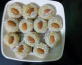 A picture of step 11 of Kaju Badam Peda.