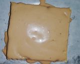 A picture of step 3 of Bread cake/nutella cake.