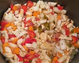 A picture of step 1 of Stuffed pepper rings.