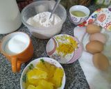 Foto del paso 1 de la receta: Bizcochuelo de naranja express