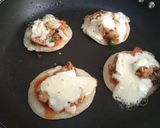A picture of step 5 of Mini Pizza with liquid dough.