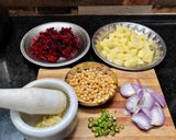A picture of step 1 of Beetroot Aloo Cutlet.