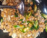 Foto langkah ke 5 dari resep Cumi Tempe Saus Tiram.
