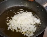 Rizottó dél-tiroli speck sonkával, friss spenóttal, és Gorgonzola sajttal recept fázis 3 fotója