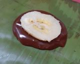 Foto langkah ke 5 dari resep Nagasari Hunkwe Pisang Coklat.